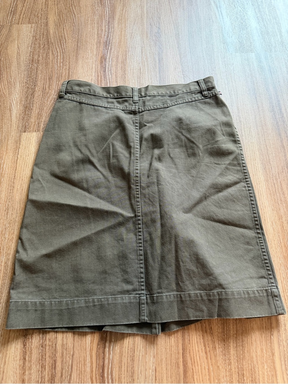 Women's Polo Jeans Olive Brown A-Line Skirt - Picture 2 of 2